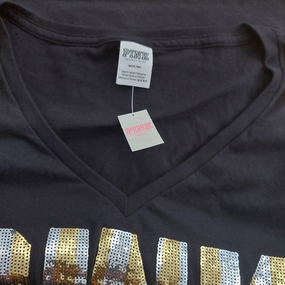 Pink  Sequins T-shirt - Picture 3 of 3